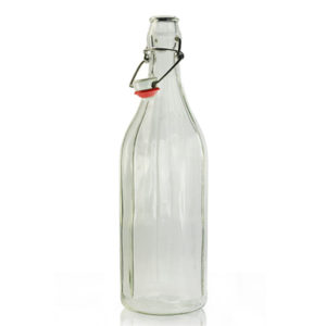 1000ml 'Costalata' Swing Top Glass Bottle & Ceramic Stopper Cap