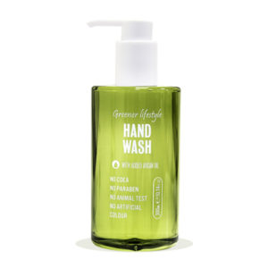 Hand Wash green bottle