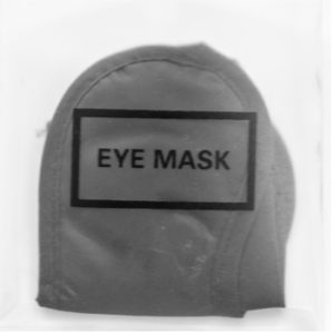 Frosted eye mask